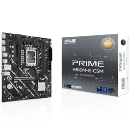 ASUS PRIME H810M-E-CSM Placa Base Socket LGA1851 Intel H810 para Core Ultra (Serie 2) DDR5 PCIe 4.0 Micro ATX Dual M.2 Realtek LAN 90MB1N20-M0EAYC